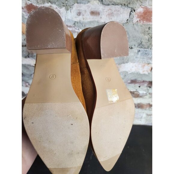 New DREAM PAIRS Women's Retro Elastic Chelsea Ankle Boots Low Chunky Heels - Picture 6 of 6